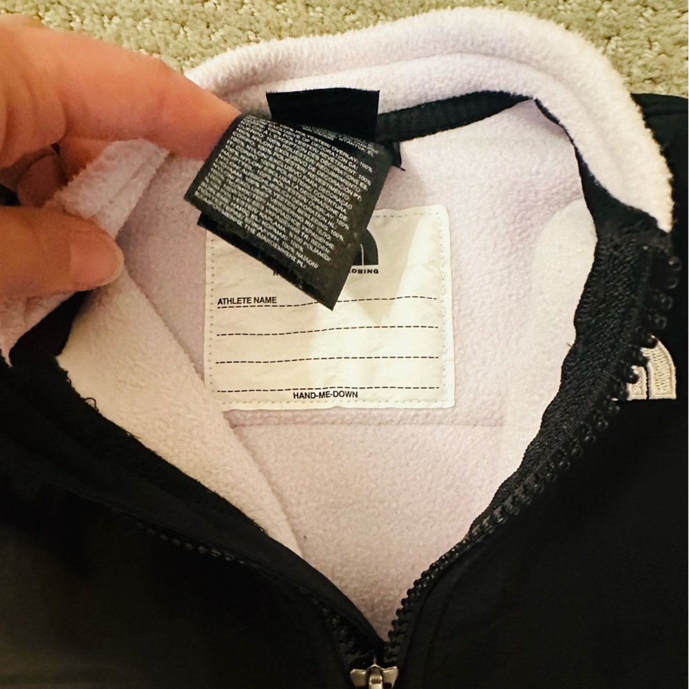 The North Face Black and White Footies One Piece - Picture 4 of 6